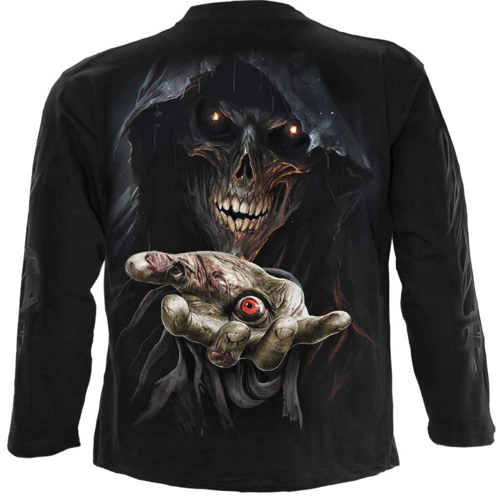 Spiral - Evil Eye Lange ärmel top - Schwarz